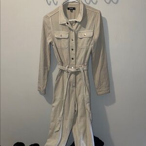 Missguided+ Tan Jumpsuit